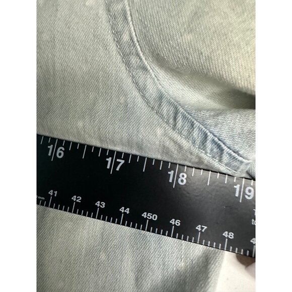Vintage Abercrombie & Fitch Women’s M Denim Button Down Shirt Y2K 90s Western - Picture 5 of 8